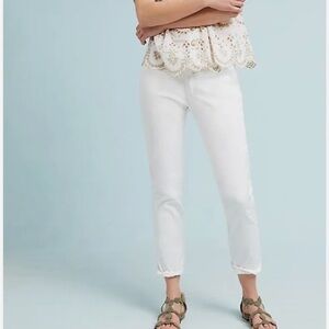 Chino by Anthropologie White Straight Leg Pants